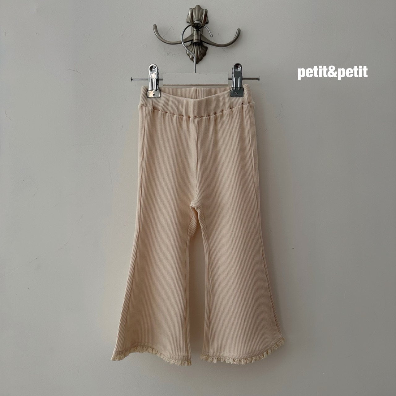 Mild Ribbed Flare Pants-petit petit-37