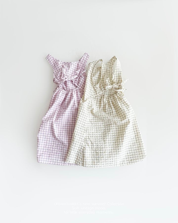 Reverse Check Dress-URBAN RABBIT-6