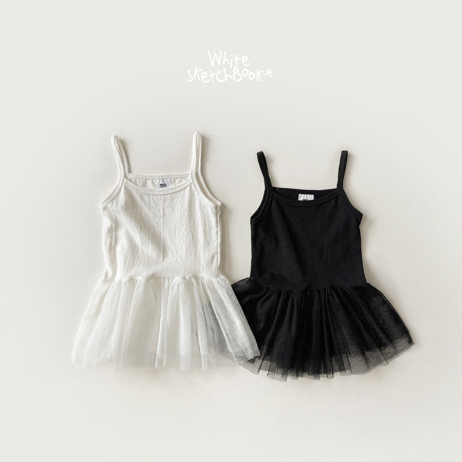 Tutu Layered Strap Sleeveless T-wsb-3
