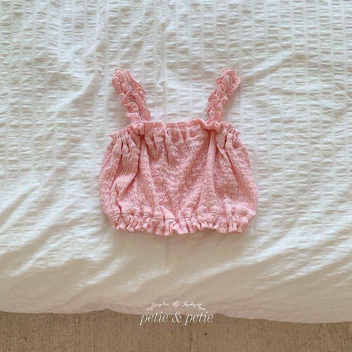 Popcorn Frill Bustier - petit & petit - 3