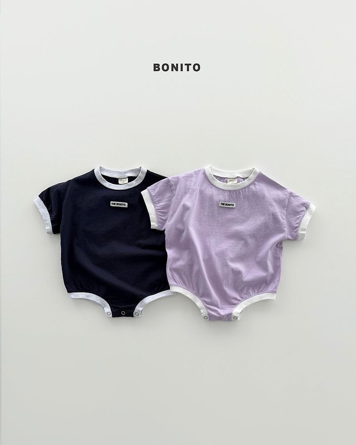 Loose Contrast Romper-BONITO-59