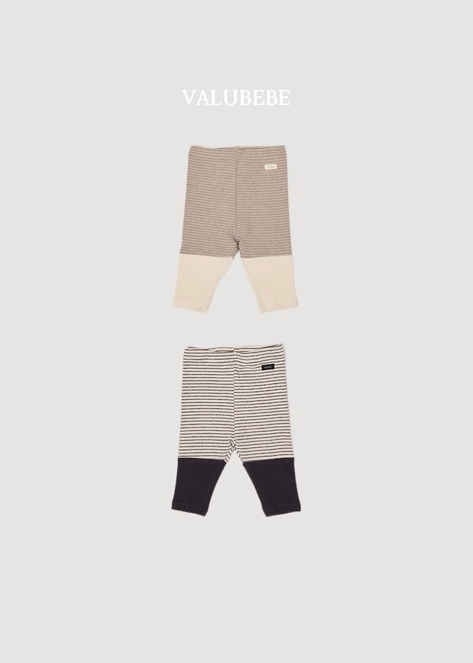 Wafer Color Block Leggings - valubebe - 095