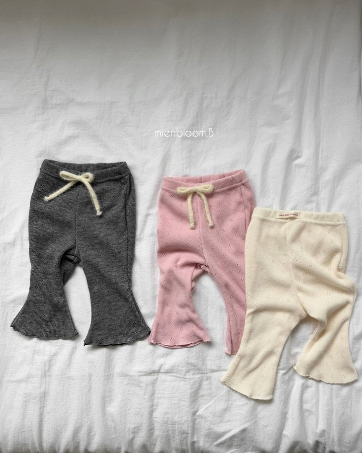 Knit Bootcut Pants-mienbloom.B-28