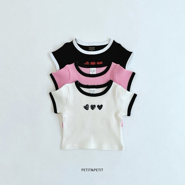 Heart Crop T - petit & petit - 60