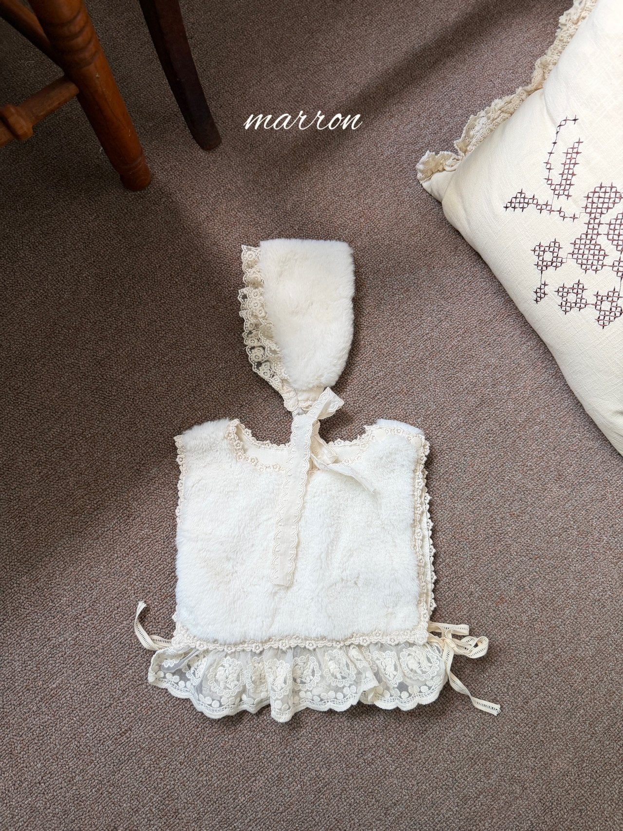 Cozy Fur Vest-marron-55