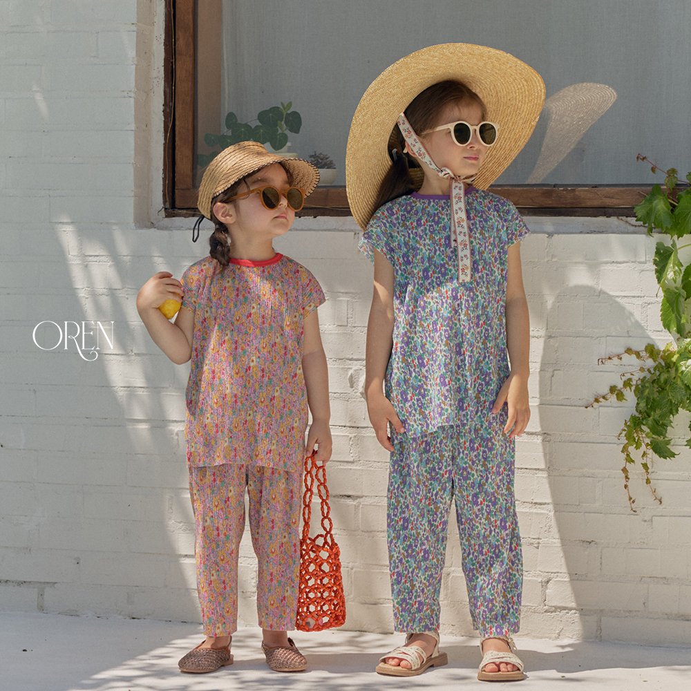 Rosie Pleats Set-OREN-4-12