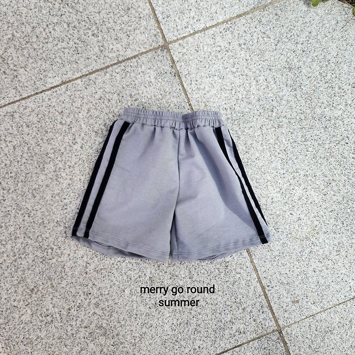 tape Bermuda pants / merry go round -3