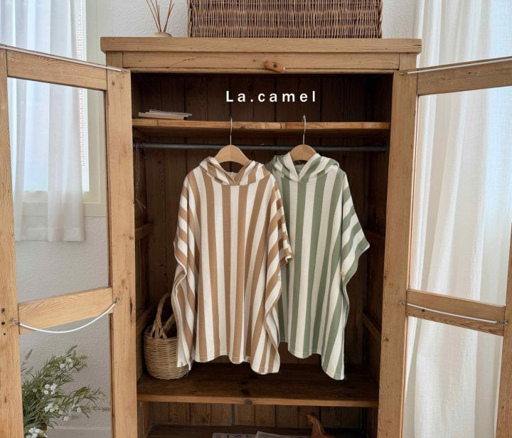 stripe terry hood - lacamel - 3