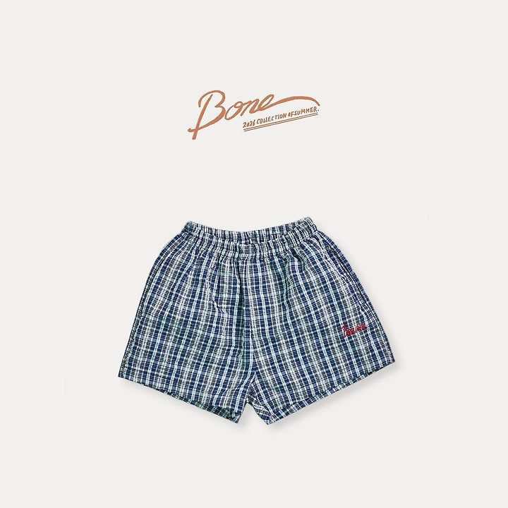Charlie Check Shorts / boneoune - 48