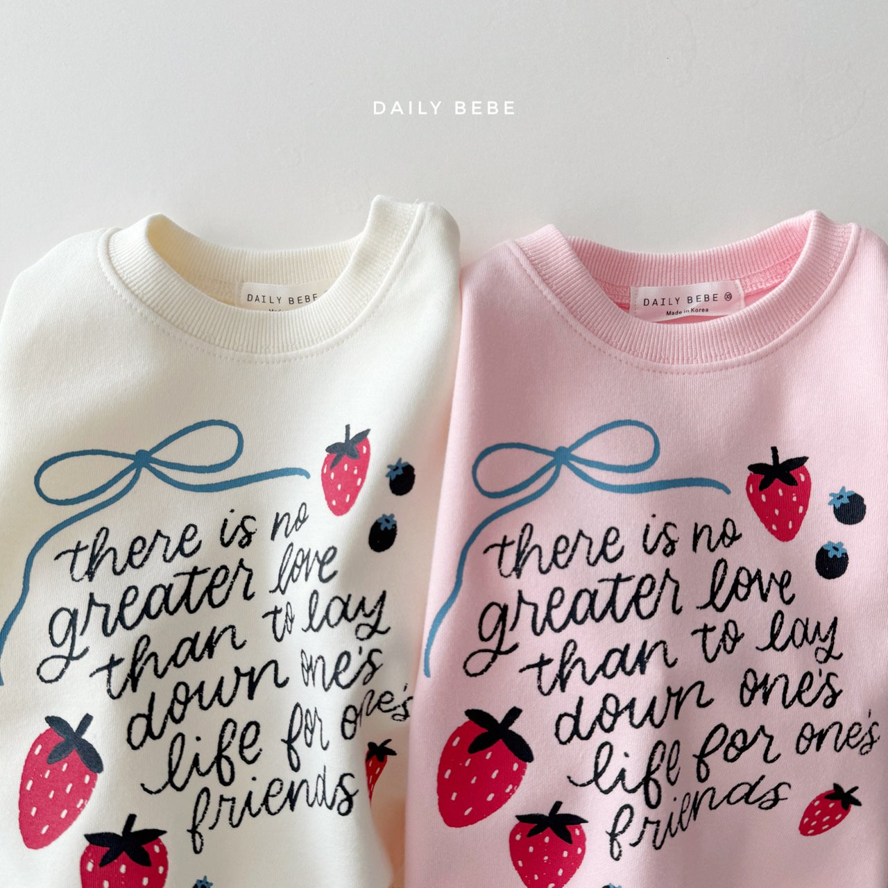 Strawberry Ribbon Sweatshirt-dailybebe-36