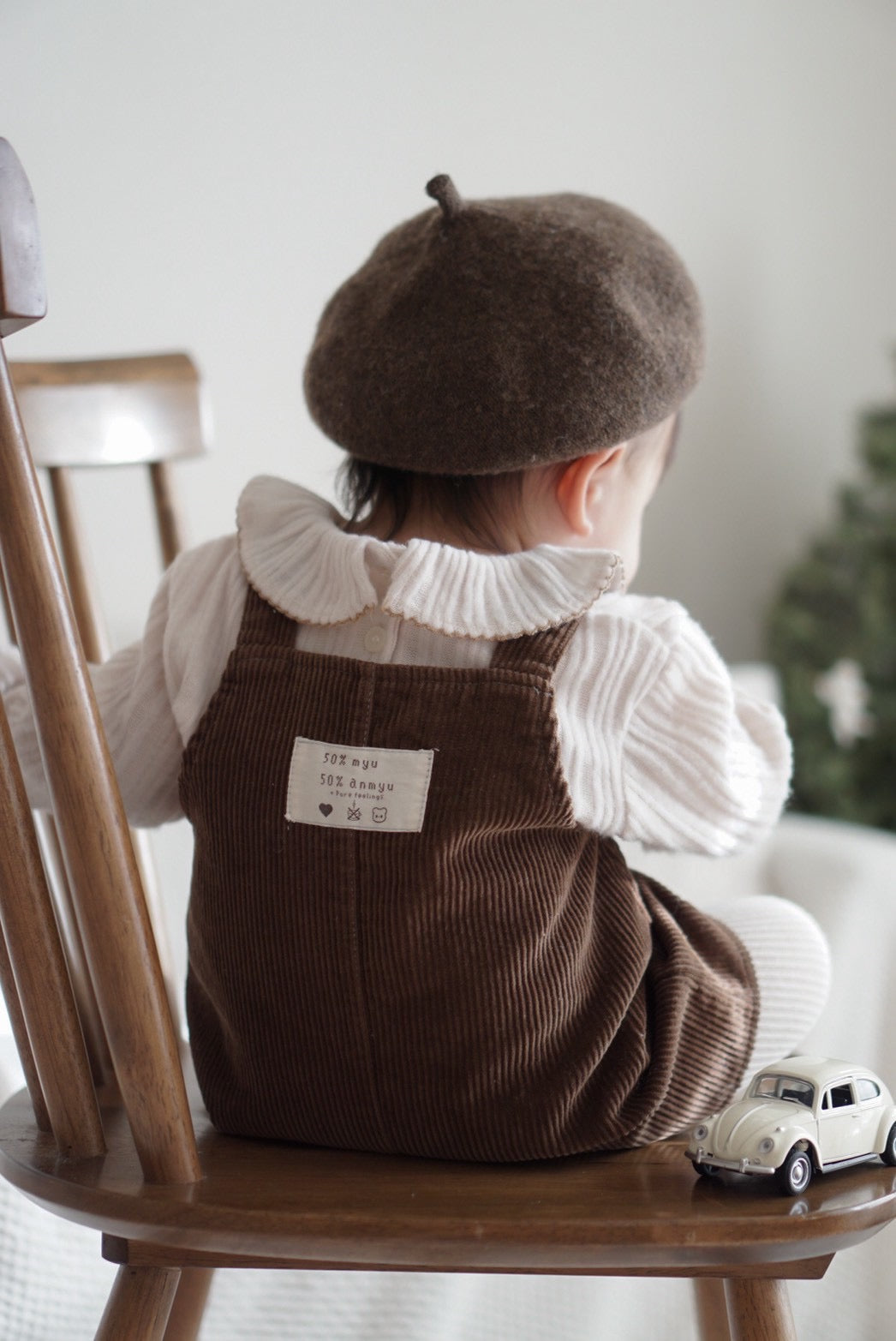 ｜即納｜Corduroy overall collabo myu baby + anmyu/BEBEHOLIC