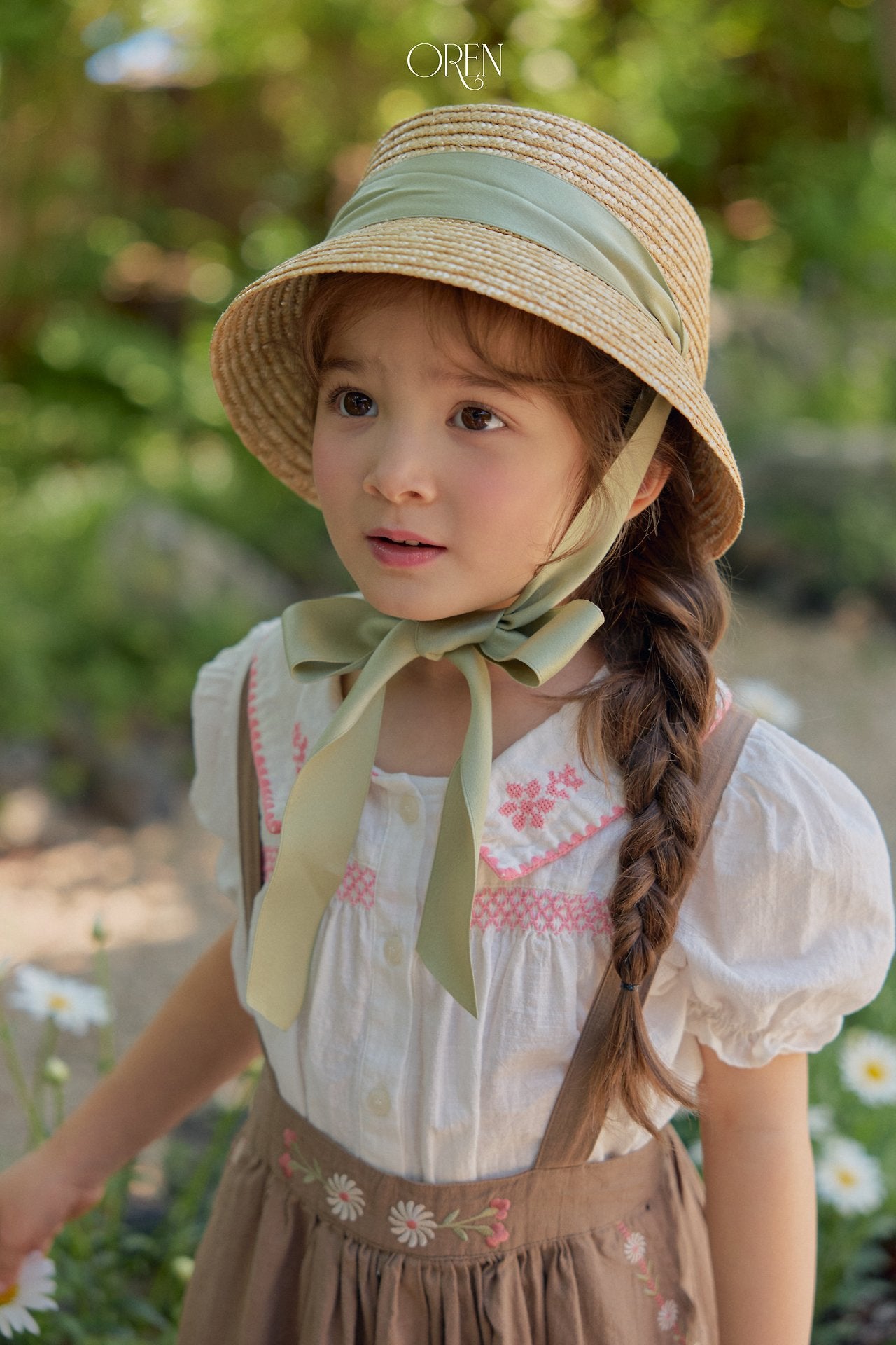 Serenne Smock Blouse-OREN-4-17
