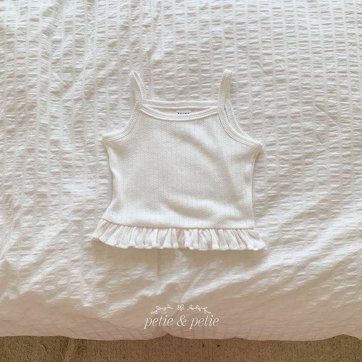 Eyelet Frill Sleeveless - petit & petit - 40