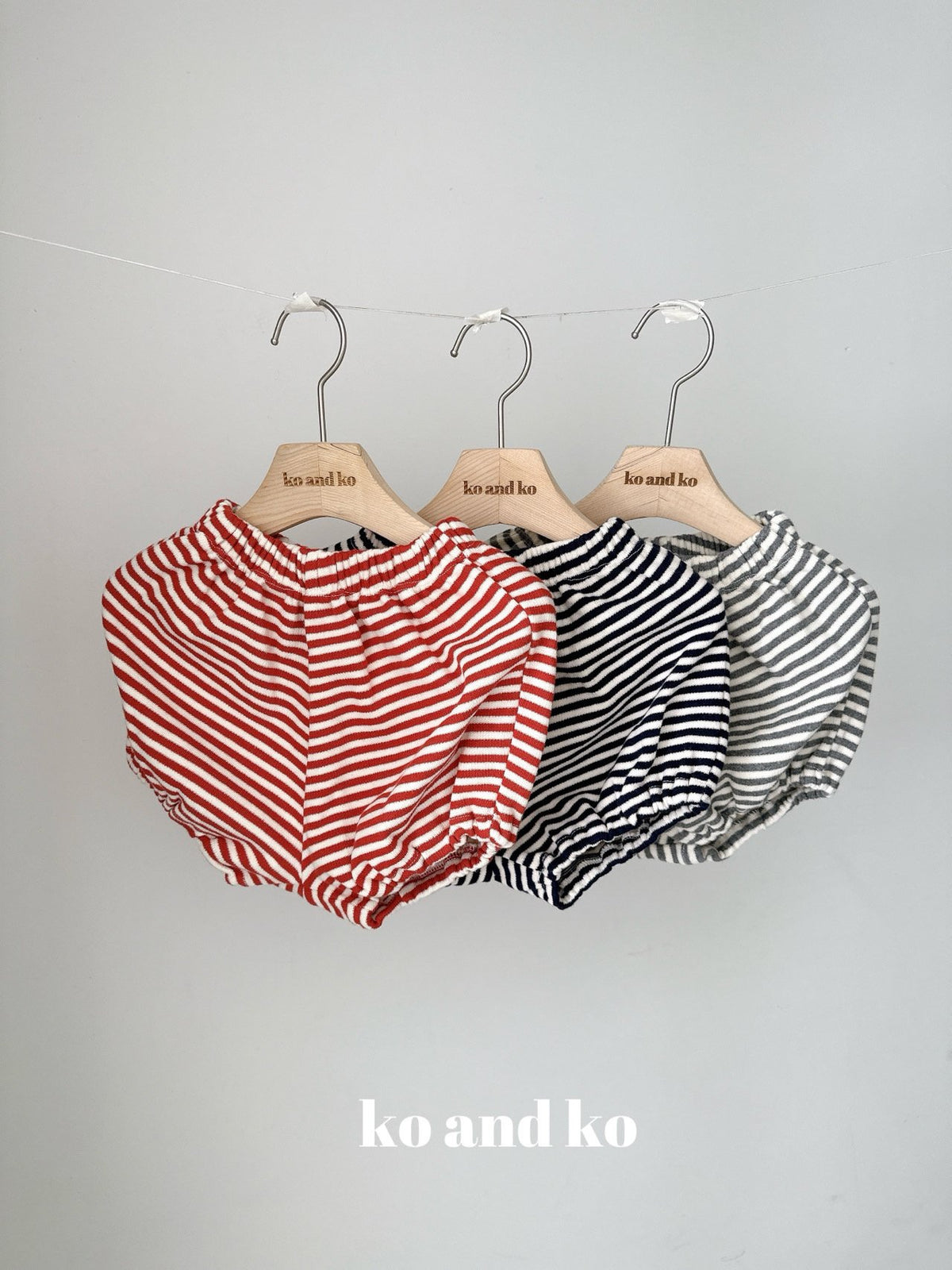 Striped Short Bloomers-ko and ko-12