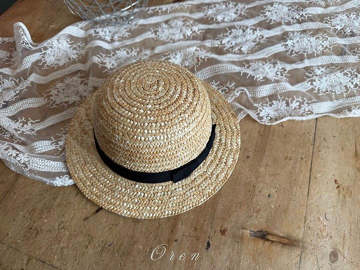 ribbon band Straw Hat- OREN / 3-7