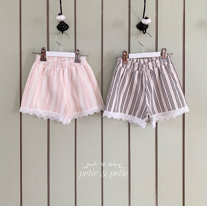 Pie Stripe Pants - petit & petit - 34