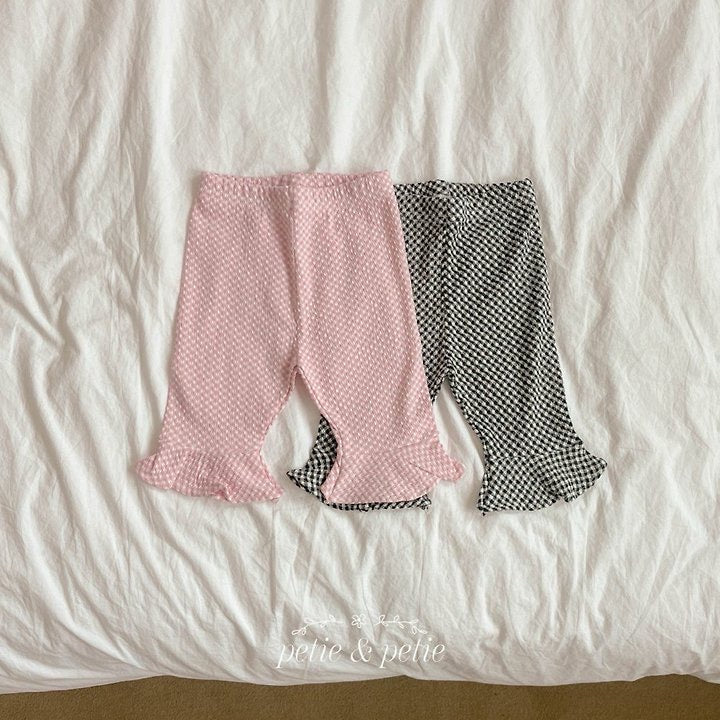 Check Frill Pants - petit & petit - 26