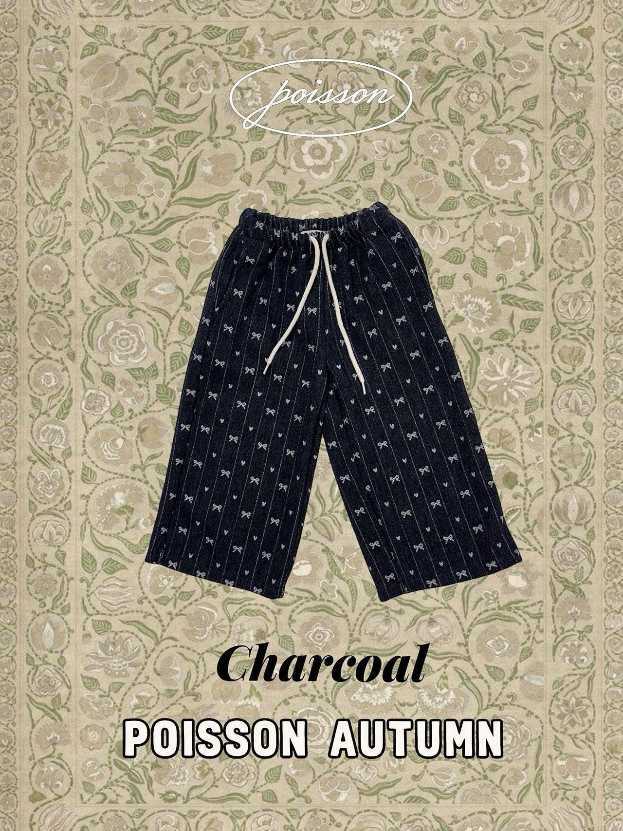 Ribbon Pants-POISSON-34