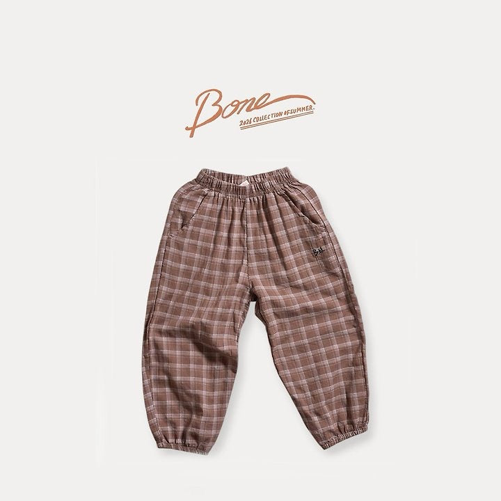 Retro check Pants / boneoune -42