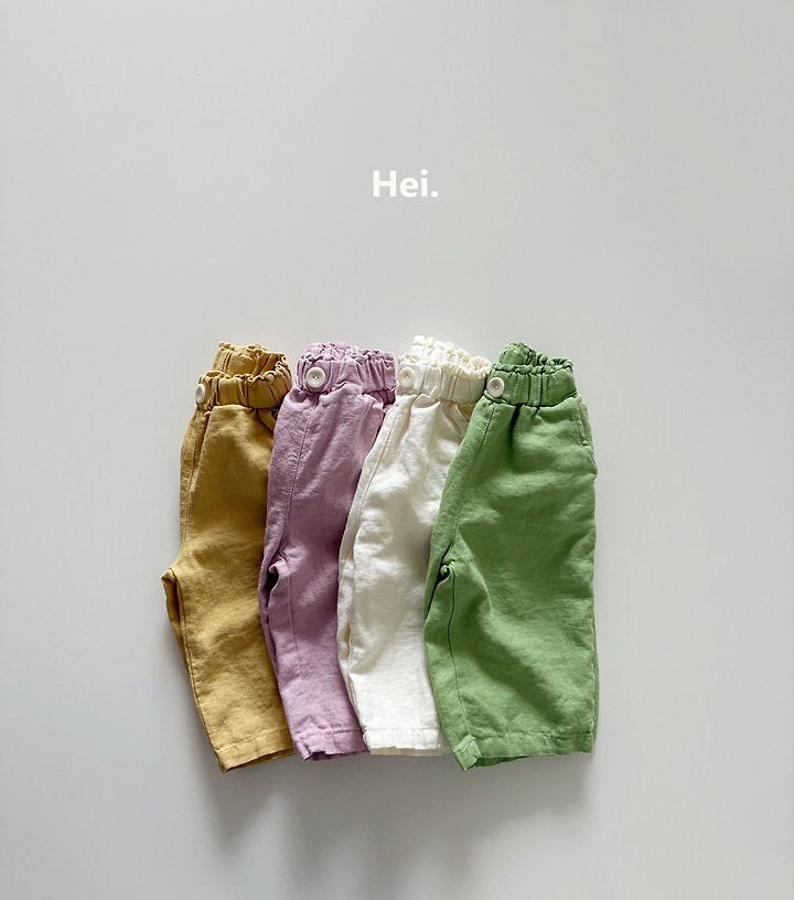 Linen Soft Pants-Hei-19