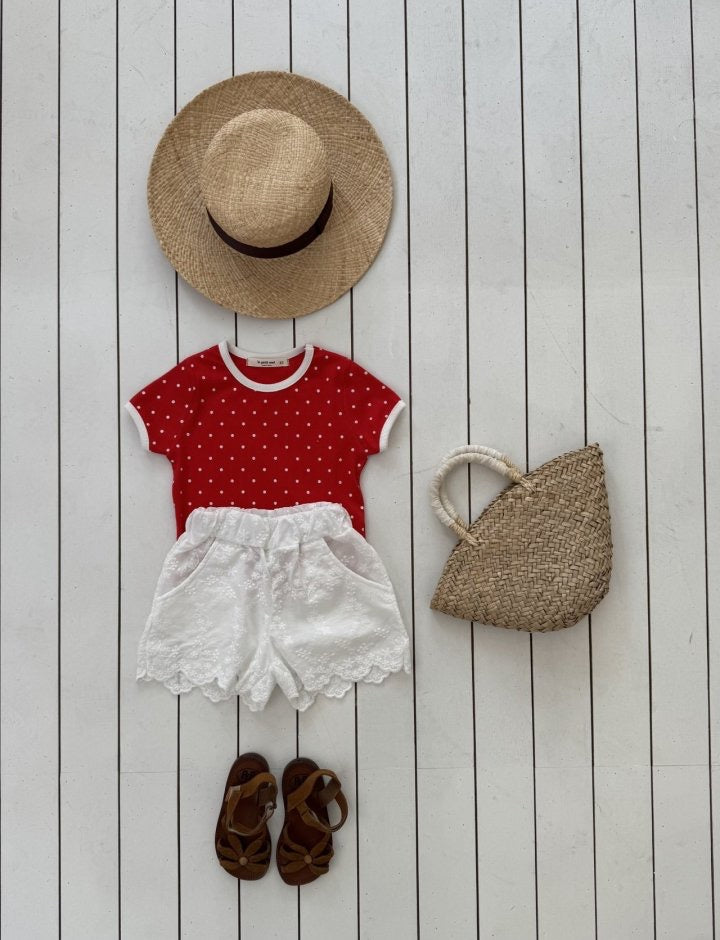 Dot Contrast Tee-le petit mot-24