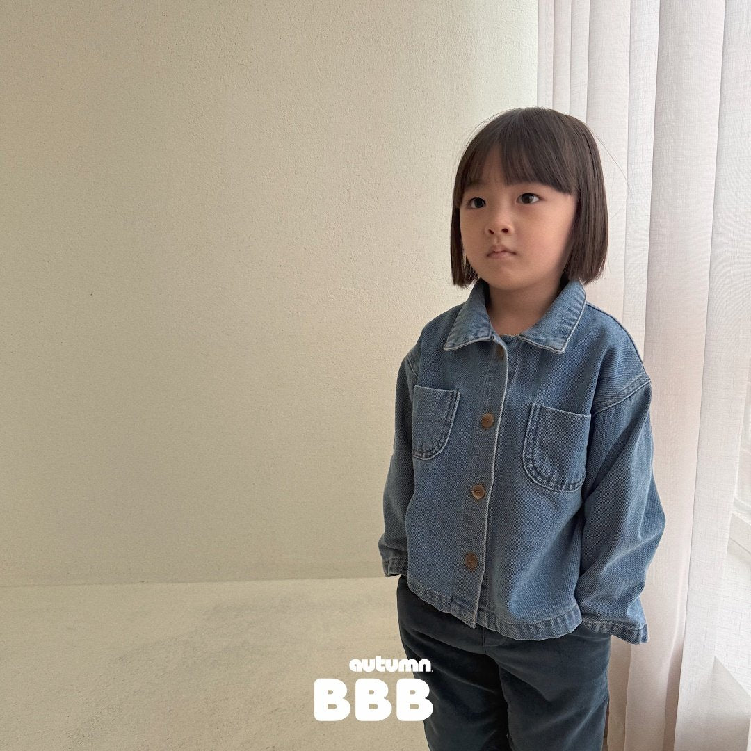 Denim Half Jacket-bellabambina-55