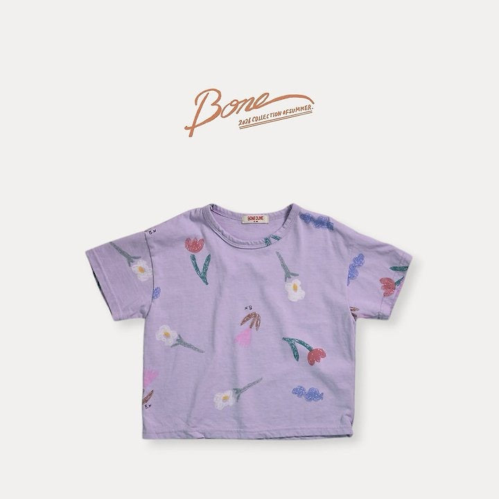 Cray Flower All-over T-Shirt / boneoune -63