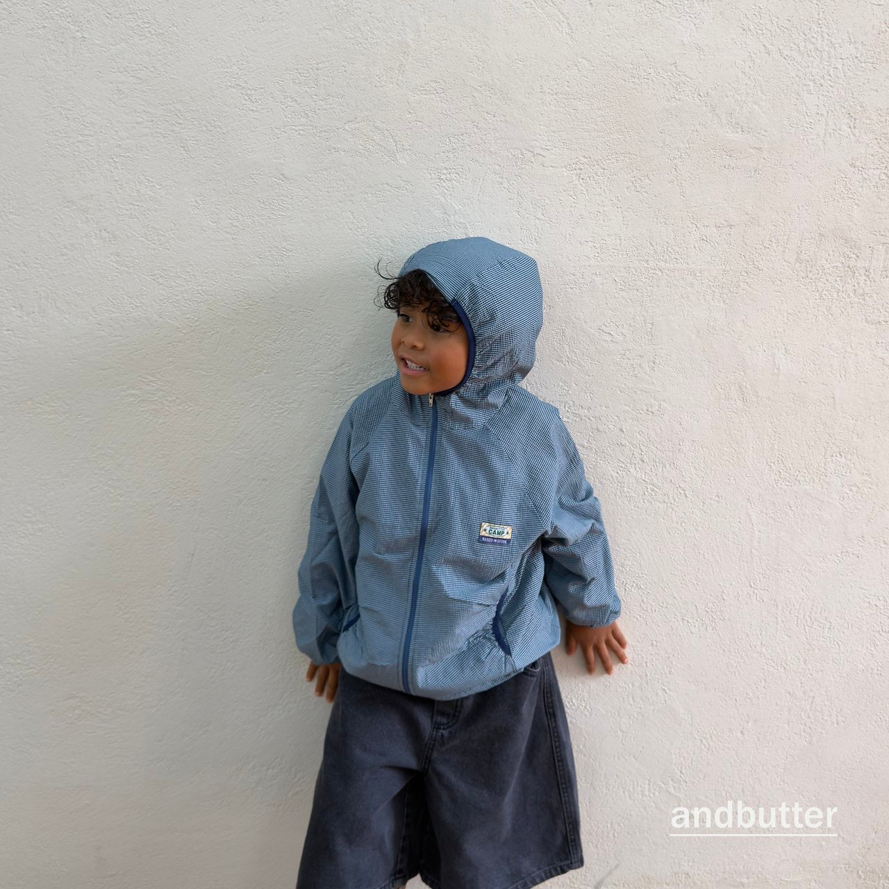 Stripe Windbreaker-and butter-17