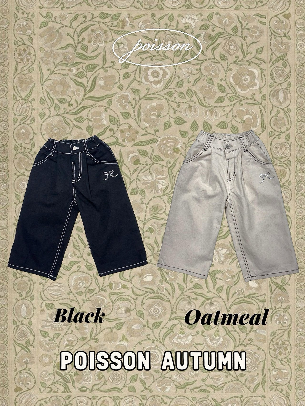 Ribbon Stone Pants-POISSON-28