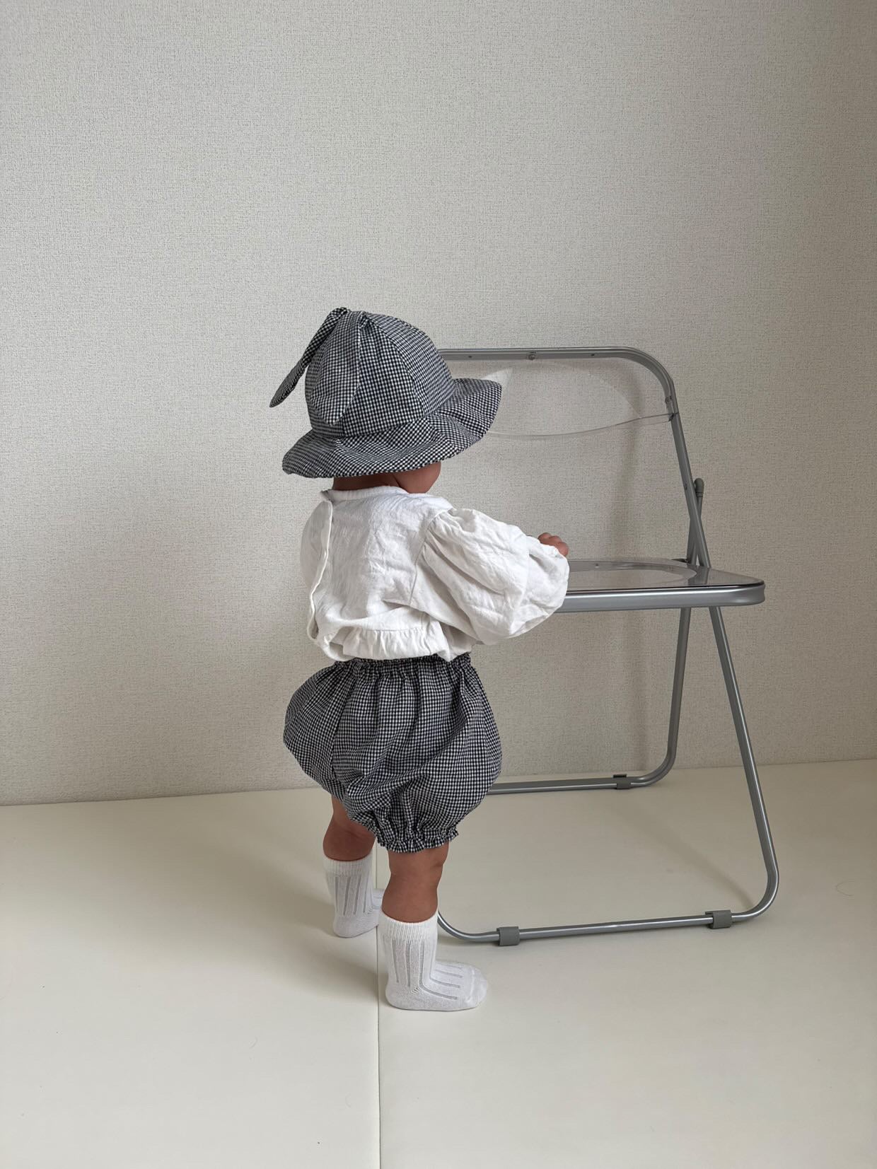 check baby pants /mun kodomofuku