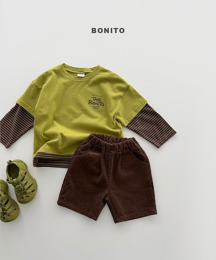 Layered Sleeve Tee - BONITO - 049