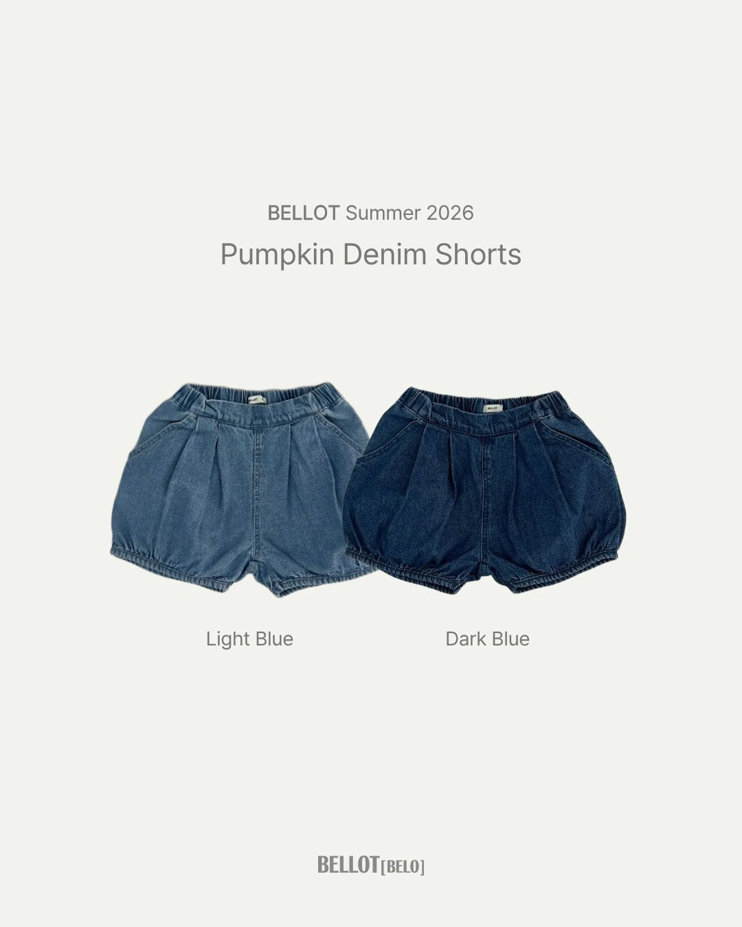 Pumpkin Denim Shorts-BELLOT-8