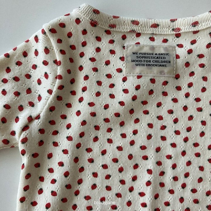 ｜即納｜●jaguared berry bodysuits / brodyjane-a055