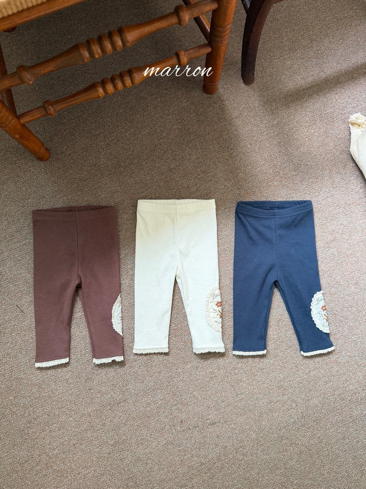 Bonjour Leggings-marron-31
