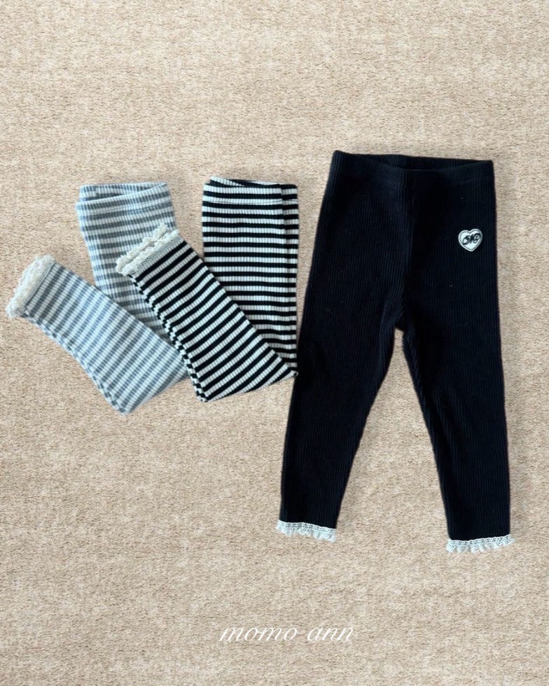 Wonri Ribbed Leggings-momoann-1