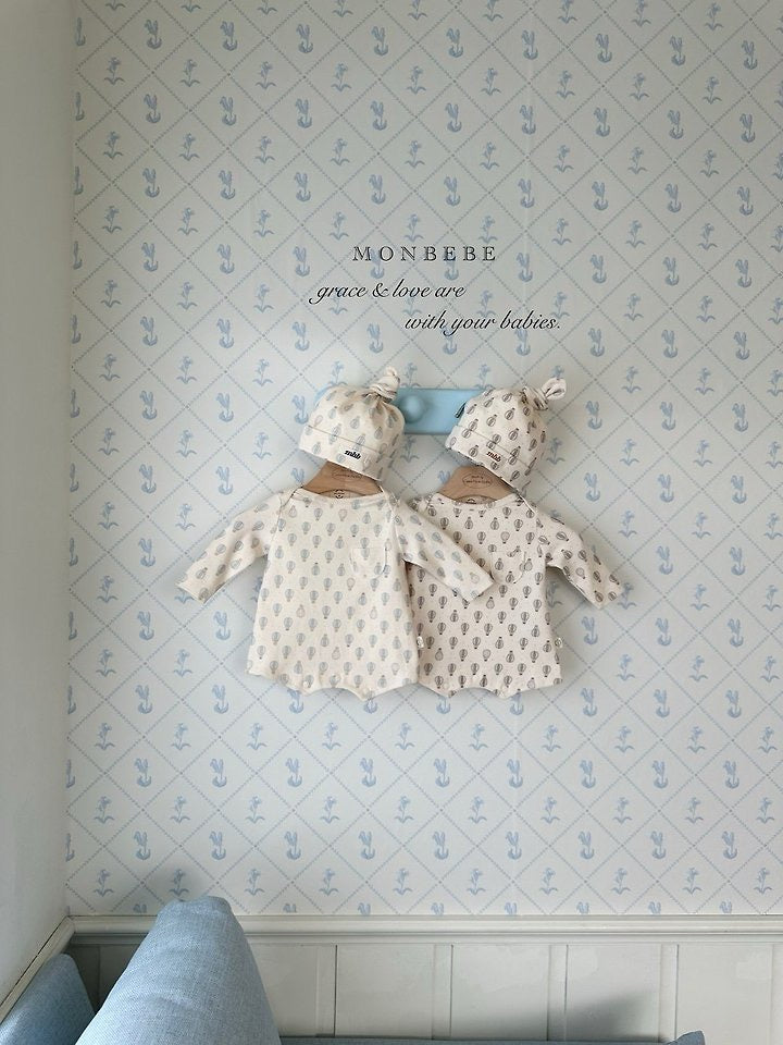Ed Balloon Romper and Bonnet Set-monbebe-24