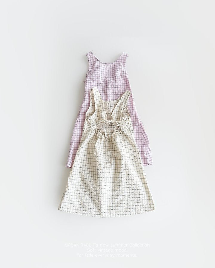 Reverse Check Dress-URBAN RABBIT-6