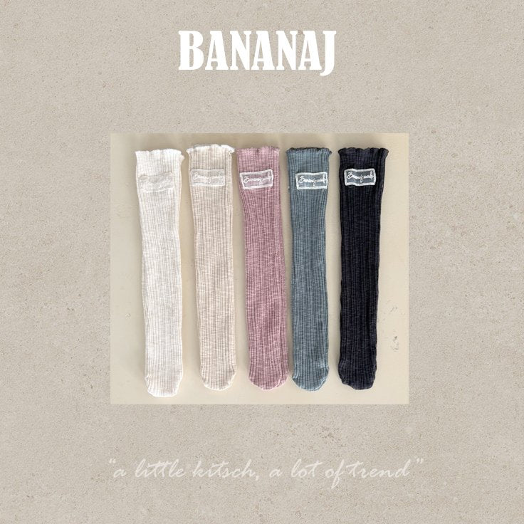Li Dong Rib Socks-banana.j-49