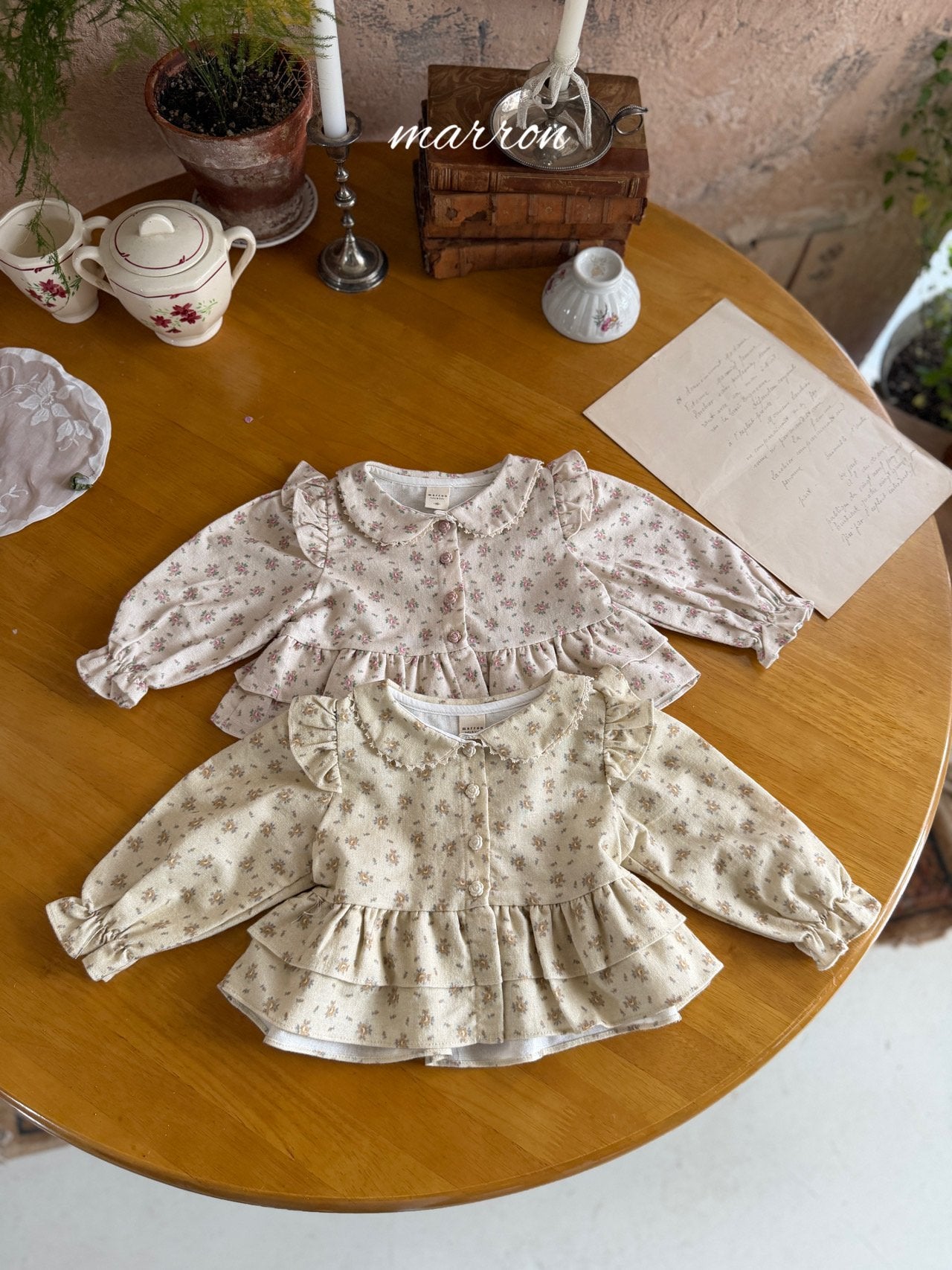 French Blouse-marron-35