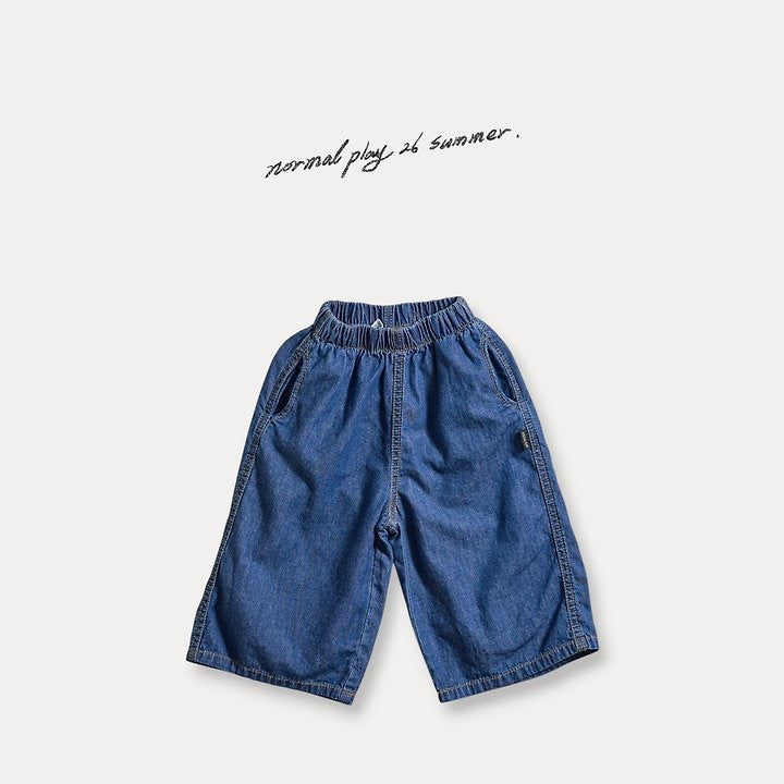 wide denim 7/10 pants-normalplay-68
