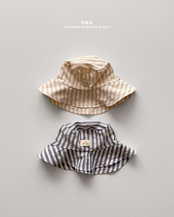 stripe bucket hat-onu-57