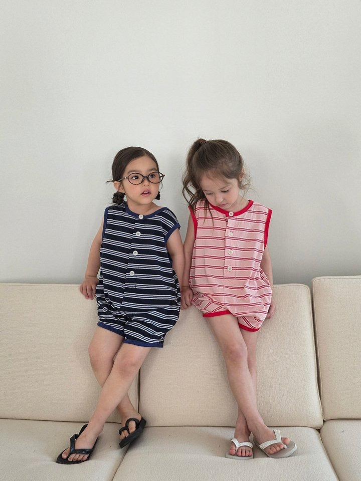 Kick Stripe Suit-ELLYMOLLY-2-7