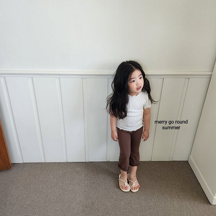 summer jelly boots cut pants / merry go round -55