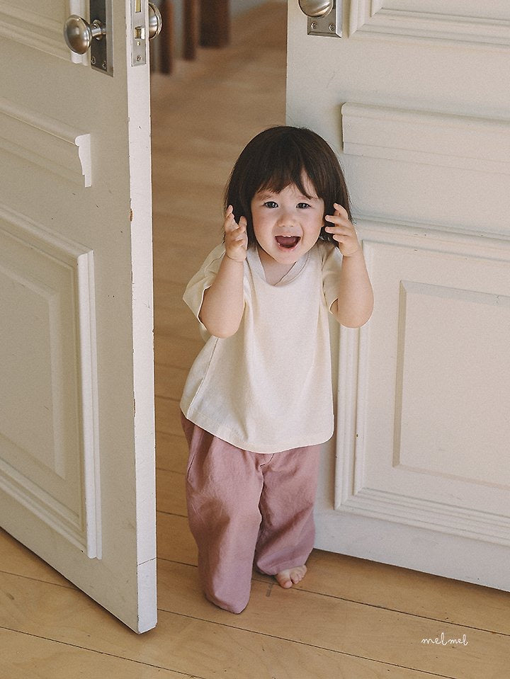 Linen Hip-pocket Pants-melmel-14