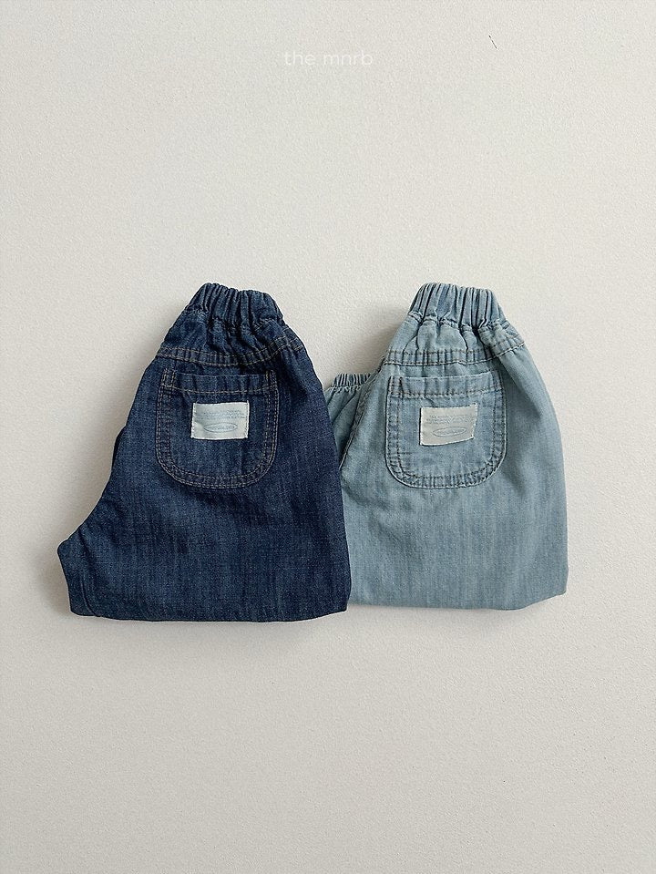 slub denim jogger pants-minirobe-022