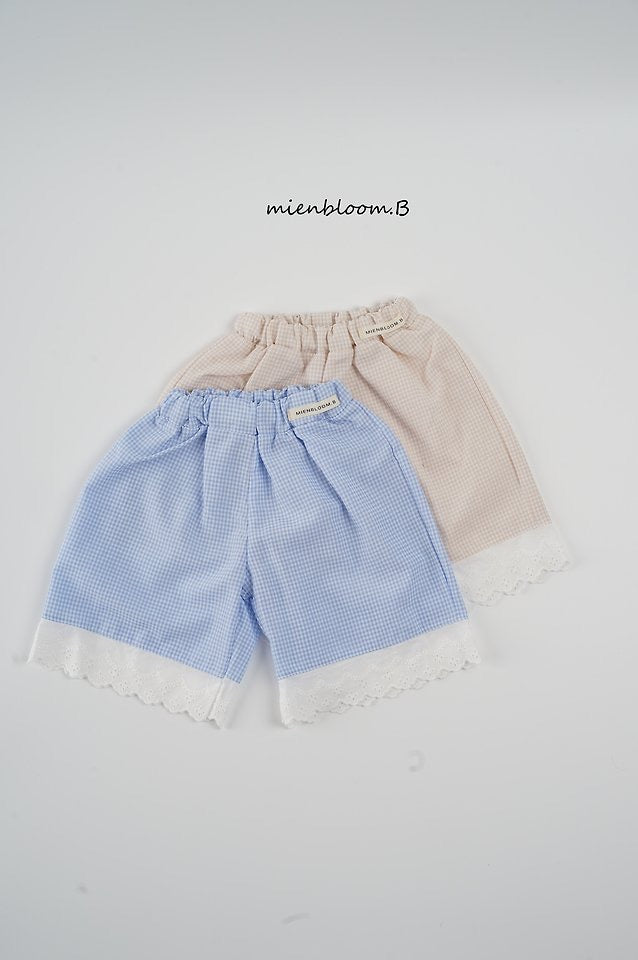 pure check pants-mienbloom.B-47