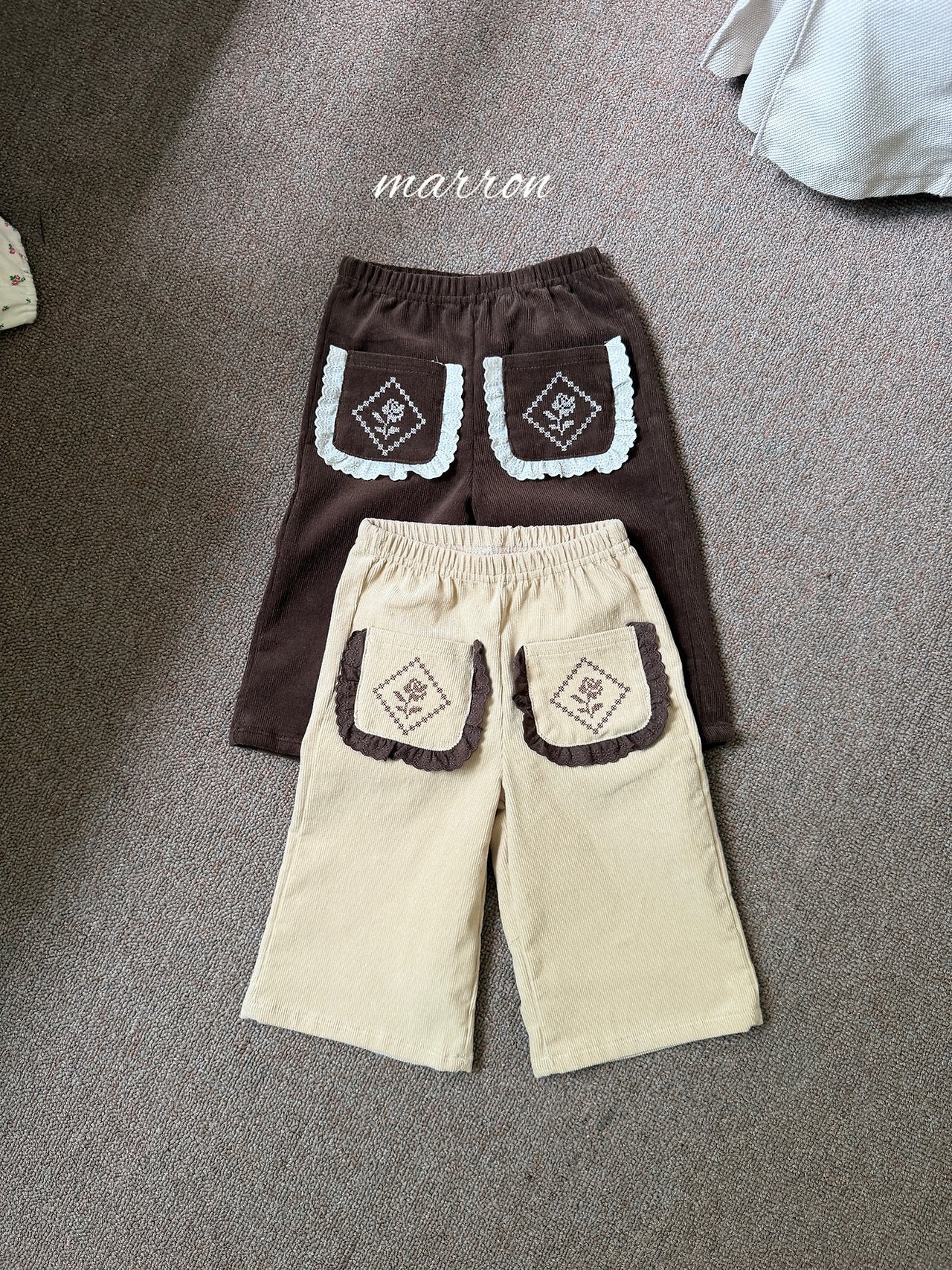 Rose Pants-marron-28