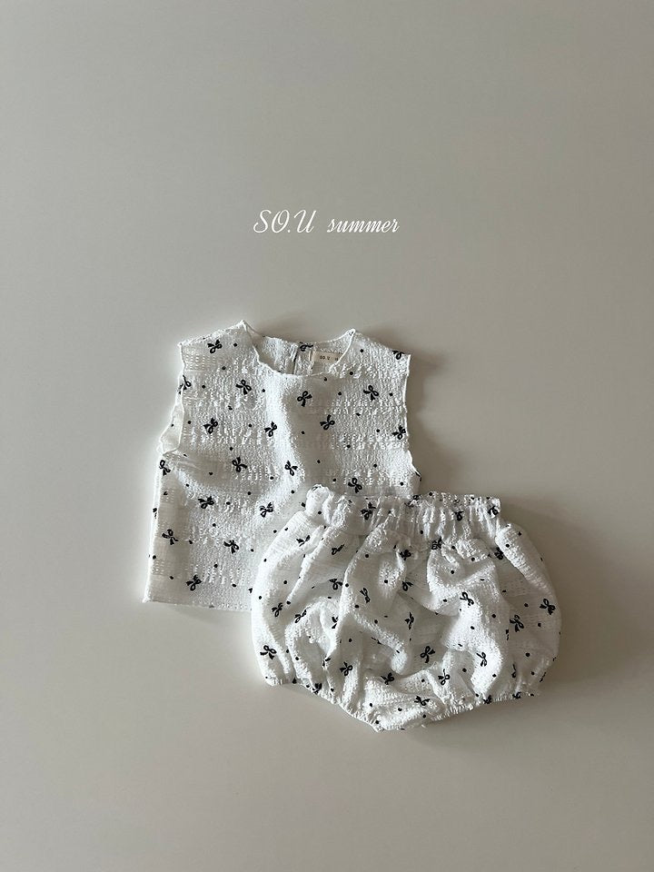 cancan ribbon bloomer set-SO.U-16