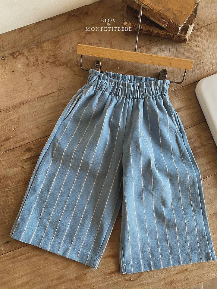 Linen Wide Pants-MON PETIT BEBE-12