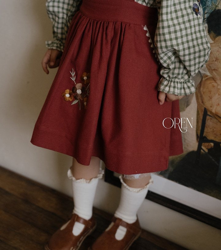 Autumn Bloom Skirt-OREN-14